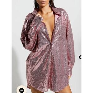 NWT Showpo. Cally Mini Sequin Dress
